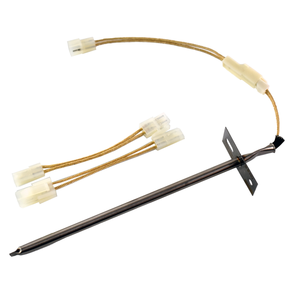 12001656CM Oven Temperature Sensor - Universal Adapters for Frigidaire, Whirlpool, Kenmore, and Maytag Stoves