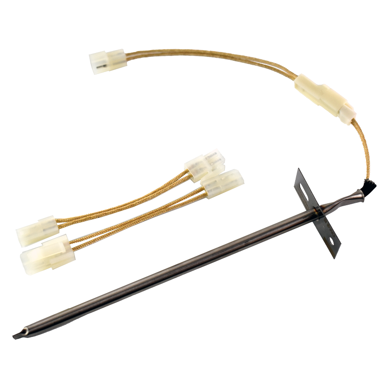 12001656CM Oven Temperature Sensor - Universal Adapters for Frigidaire, Whirlpool, Kenmore, and Maytag Stoves
