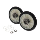 349241T Whirlpool Dryer Roller Wheels - front view