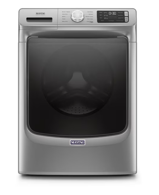 Maytag 4.5-cu ft High Efficiency Stackable Steam Cycle Front-Load Washer (Metallic Slate) ENERGY STAR - MHW5630HC3