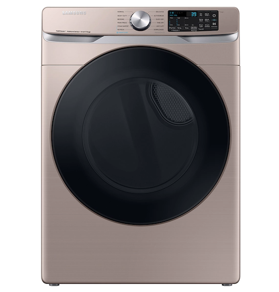 7.5 cu. ft. Smart Electric Dryer with Steam Sanitize+ in Champagne - DVE45B6300C