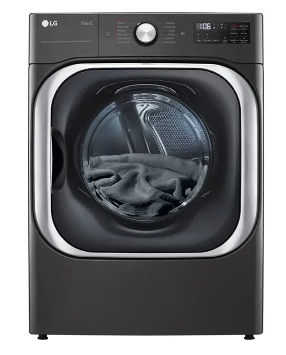 9.0 cu. ft. Mega Capacity Smart wi-fi Enabled Front Load Electric Dryer with TurboSteam™ and Built-In Intelligence - DLEX8900B