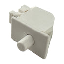 WE04X28977 GE Dryer Door Switch (small latch style) - front view