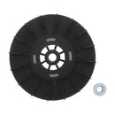 WH03X32217Kit 1/2 HP Motor Pulley, Nut and Belt for GE Top Load Washers - bottom view