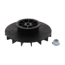 WH03X32217Kit 1/2 HP Motor Pulley, Nut and Belt for GE Top Load Washers - front view