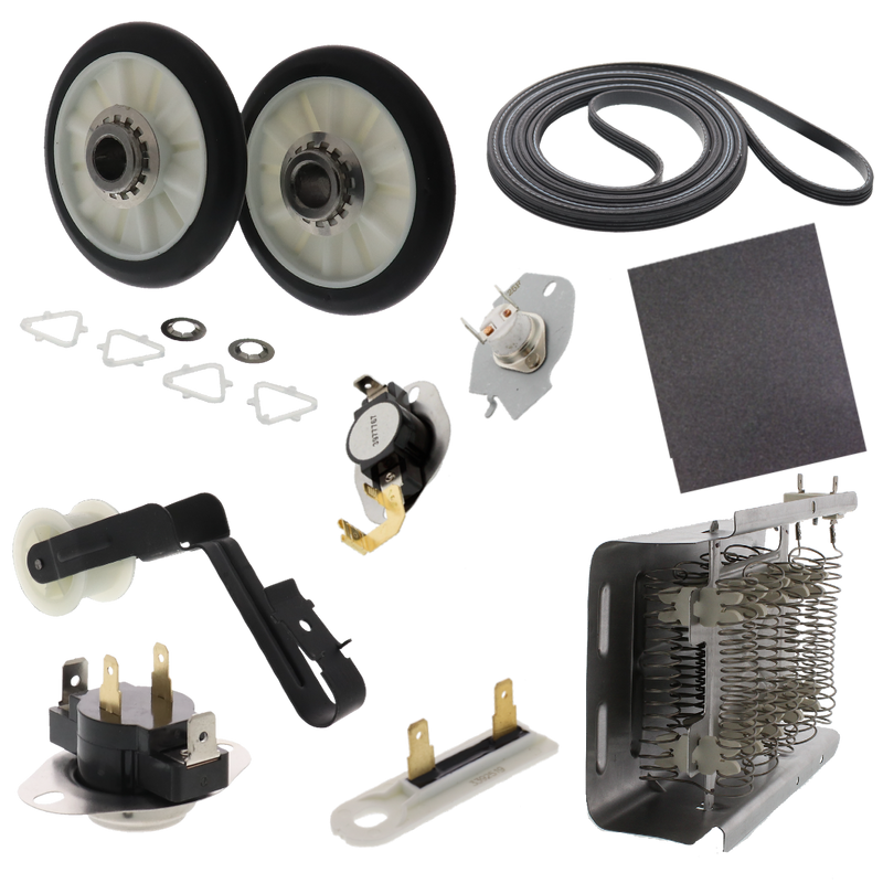 Whirlpool Dryer Heating Element & Optional Sensor Kit (279838, 338134, 3392519, 279816)