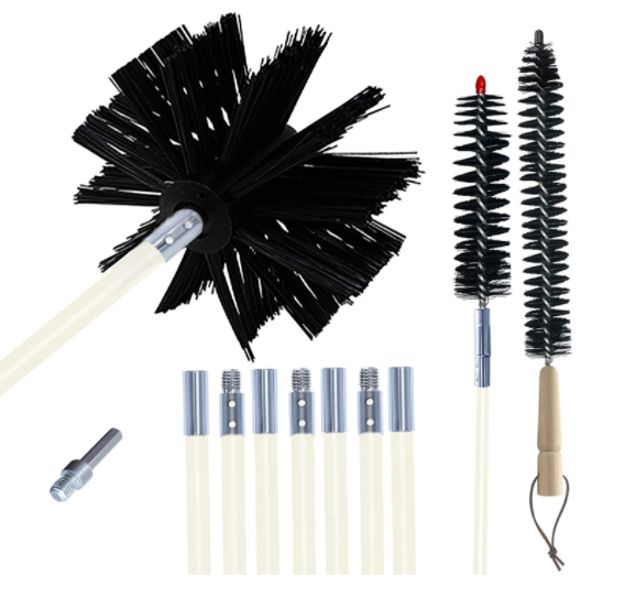 Cleaning Brush For Dryer Lint Or Refrigerator Coil Cleaning (Pack